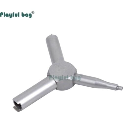 Playful bag Tactical Magazine Valve Key P1/P4/1911/2011 Removal Tool Disassemble Triangle Value CS toy equipment AQA02
