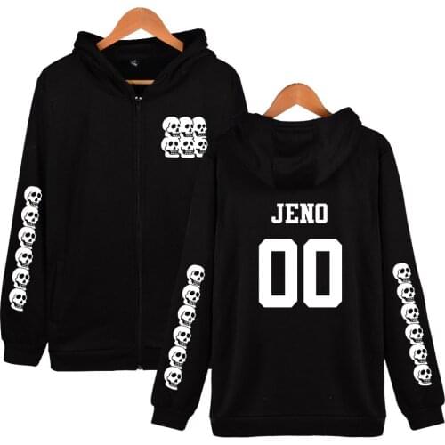 Kawaii NCT DREAM Soul Album We Boom 2D Hoodie Women Men Zipper Fashion Hip Hop Hoodie Sweatshirt Casual Hoodie Zipper Sweatshirt