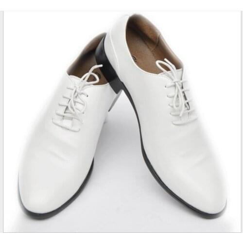 Spring White pointed toe shoes Men Shoes Oxford Casual Shoes Classic Sneakers Comfortable Footwear Dress Shoes Large Size Flats