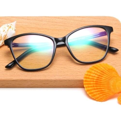 Classic New Cat Eye Design Anti-blue Light Eyeglasses Women Optics Myopia Eye Glasses Classic Vintage Plastic Glasses Computer