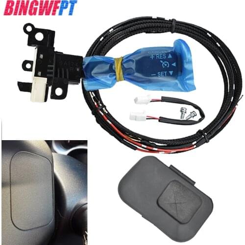 1Set Cruise Control Switch Kit 84632-34010 84632-0F010 84632-08020 84632-08021 With Hole Cover 45186-02080-C0 45186-02080-E0