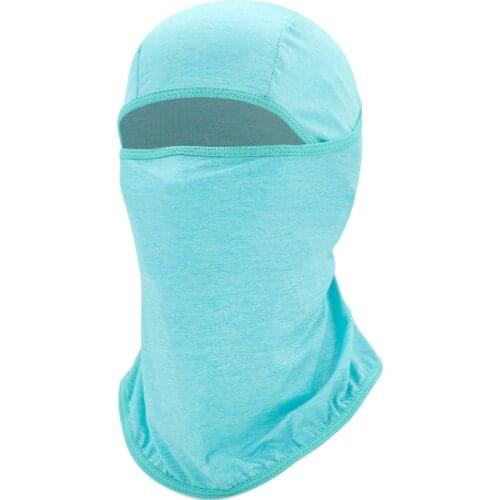 Ice Silk Sunscreen Head Cover Summer Outdoor Cycling Motorcycle Breathable Sunscreen Face Protection Neck Riding Mask