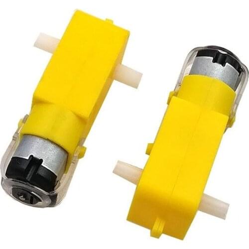 TT Motor + 65mm Wheel DC 3-6V 130 Gear Motor with Wheel for Arduino Smart Car Robot Intelligent Car Chassis Four Drive