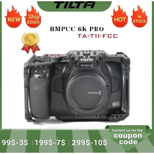 In stock TILTA BMPCC 6K Pro advanced camera cage TA-T11-A-B Full Half Cage Shooting Kit Base