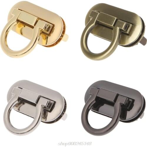RipengPI Bag Purse Clasp Lock, Metal Clasp Turn Lock Twist Locks for DIY Handbag Craft Bag Purse Hardware M12 21 Dropship