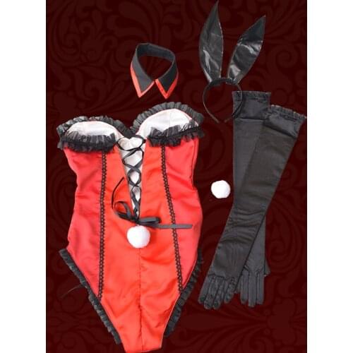 DATE A LIVE Anime Cosplay Tokisaki Kurumi bunny girl cosplay costume sexy lingeries costume halloween costumes