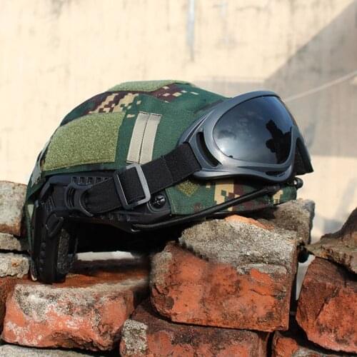 TAK YIYING Helmet Goggle Tactical Ballistic Anti-Fog Goggle w/ Side Rails Military Paintball Hunting Safet Goggle