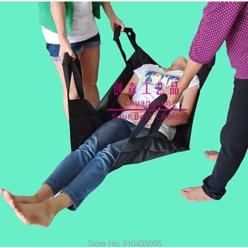Free shipping patient elderly lift stairs transfer aid strap belt disability care supplies for bedridden patients or disabled