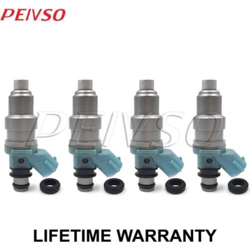 4x 23209-74110 23250-74110 Renovation fuel injector for TOYOTA JP MARK 2 88~95 CHASER 88~92 CRESTA 88~92 1.8L 4SFE