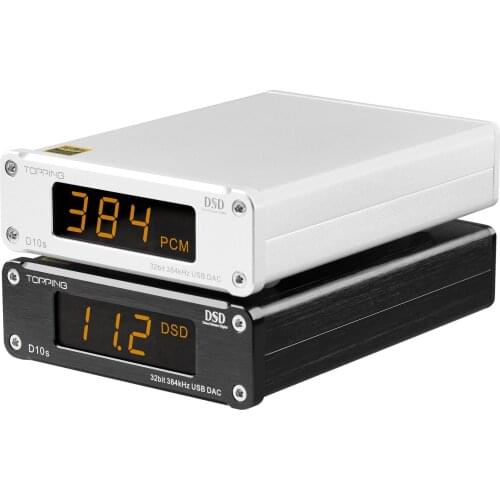 TOPPING D10s USB DAC XMOS XU208 ES9038Q2M PCM384KHz DSD256 Audio HIFI Decoder