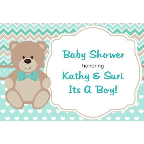 Toy bear lovely baby shower photo background vinyl fotografia boy Backdrops photography for photo studio props photocall lv-2145