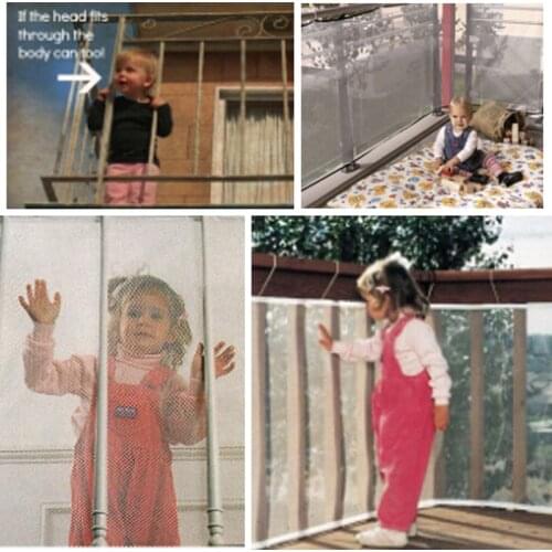 High Security Fence Children Transparent Thickening Fencing Protect Net Balcony Child Fence Baby Safety Fence Net For Balcony