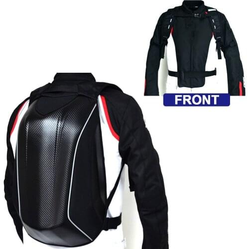 1PC 30L Carbon Fibe Motorcycle Bag Hard Case Shell Backpack Tank Moto Motorbike Helmet Bags Travel Luggage