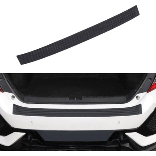 1 Pcs Universal Trunk Rear Guard Plate Sticker Car Rear Bumper Trim Anti-Kicked Scratch Protection Sticker Strip