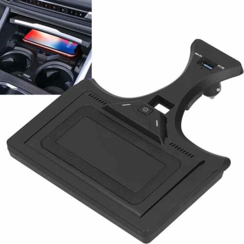 15W Car Wireless Charger QI Fast Charging Phone Holder QC3.0 USB Ports Fit for 3 Series G20 G28 2020-2021 Auto accessories