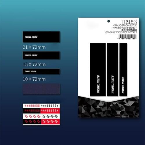 3pcs Acrylic Grinding Stick Polishing Sanding Sticks Set For DIY Model Tools