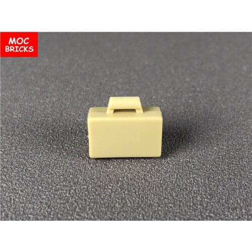 50pcs/lot MOC Bricks Utensil Briefcase / Suitcase fit with 4449 Educational Building Blocks DIY Dolls Toys for children gifts