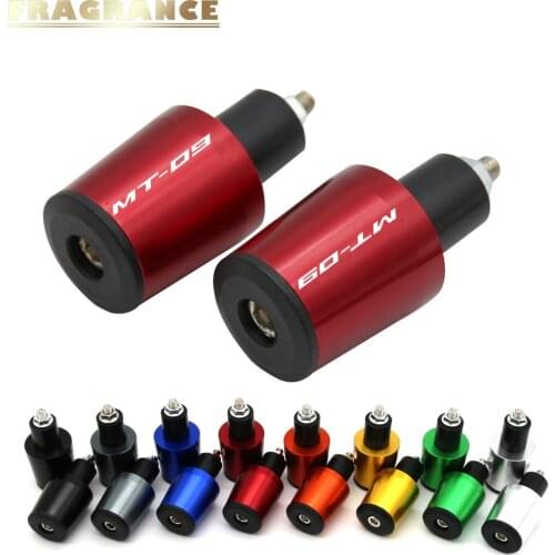 Motorcycle Accessories 7/8'' 22MM Handlebar Grips Handle Bar Cap End Plugs For YAMAHA MT09/FZ09 FJ-09/MT-09 Tracer 2015-2018 17