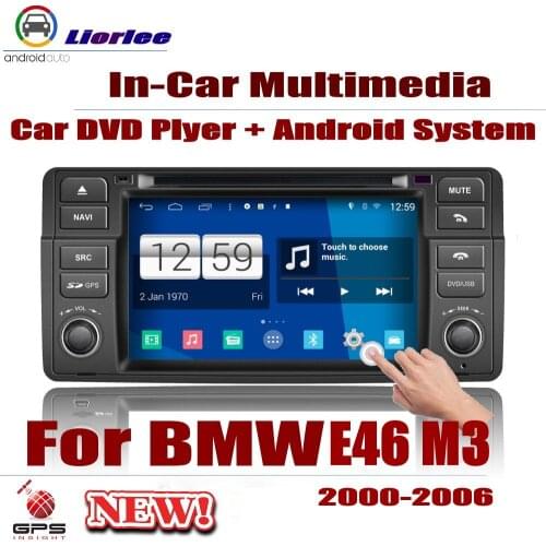 Auto DVD Player GPS Navigation For BMW E46 M3 2000-2006 Car Android Multimedia System HD Screen Radio Stereo Head Unit