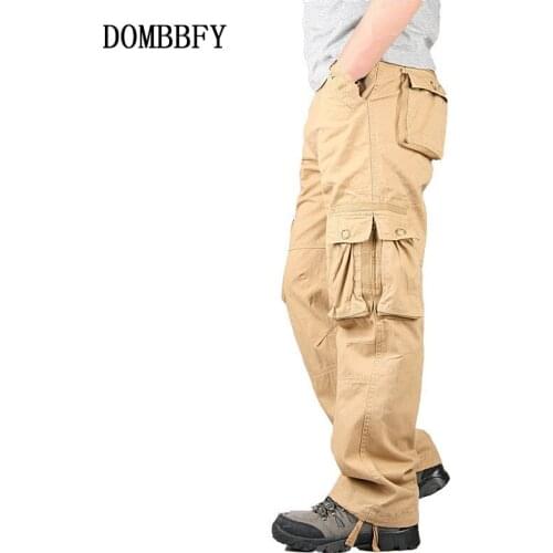 Cargo Pant Men Military Tactical Pants Casual Hip Hop Multiple Pockets Cotton Outdoor Sport Leisure Pants Work Trousers Mens