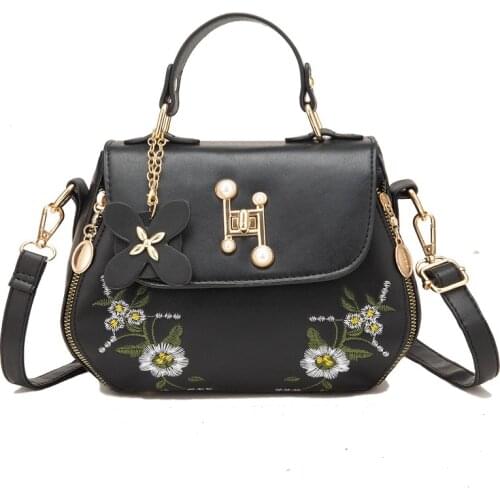 Ladies bags women 2020 new trendy net red womens bags fashion all-match embroidered one-shoulder messenger handbag
