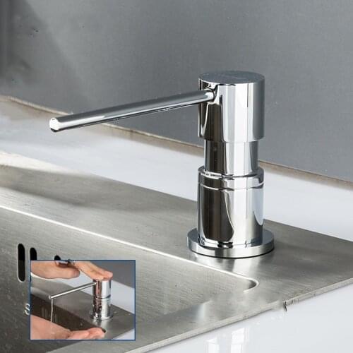 Kitchen Sink Soap Dispenser Stainless steel Bathroom Soap Dispenser Manually Press Soap Dispenser Kitchen Accessories
