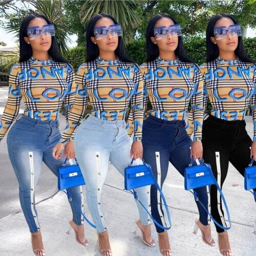 Womens Jeans High Waist Skinny Denim Trousers Women Black Blue Denim Skinny Jeans Woman Plus Size Push Up Pencil Pants