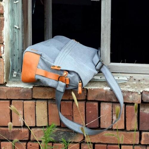 Canvas Women Messenger Bag Korean Large Shoulder Crossbody Bags Student School Bookbag Vintage Handbags Satchels