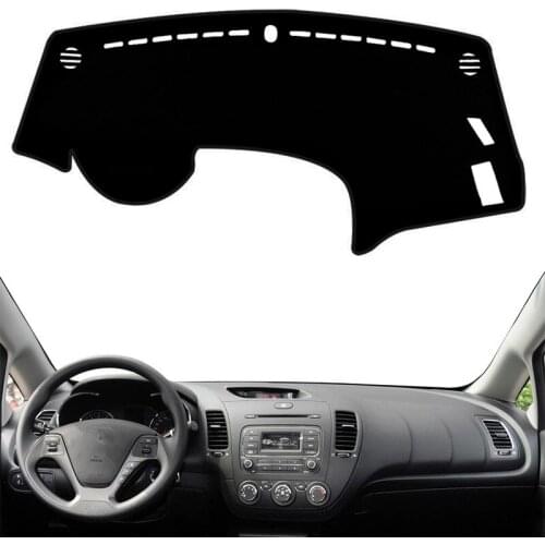 For KIA Forte Cerato K3 Vivaro 2014 2015 2016 2017 2018 Dashmat Dashboard Cover Mat Pad Dash Sunshade Carpet Rug Car Accessories