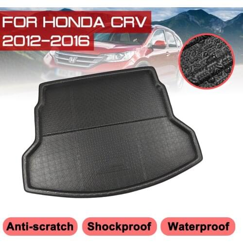 Floor Mats Car Rear Trunk Boot Mat Waterproof Carpet Anti Mud Tray Cargo Liner For Honda CRV 2012 2013 2014 2015 2016