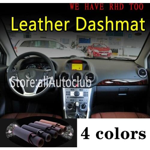 For opel antara Vauxhall 2006 2007 2008 2009 2010 2011 2015 Leather Dashmat Dashboard Cover Dash Mat Sunshade Carpet Car Styling
