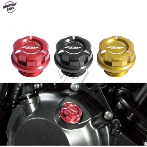 Motorcycle Engine Oil Cap Bolt Screw Filler Cover Case for Honda CBR650F After 2014