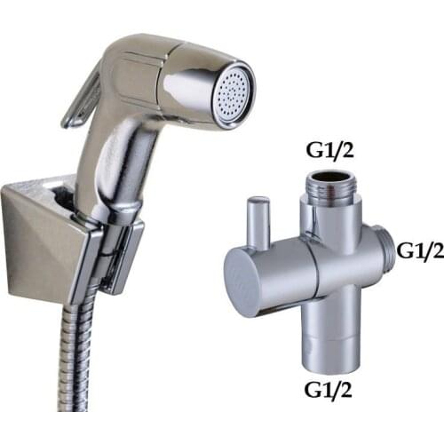 ABS+Stainless Steel Bidet toilet sprayer Set Accessories Hand Held Sprayer Head Toilet Bathroom Shower regadera para ducha