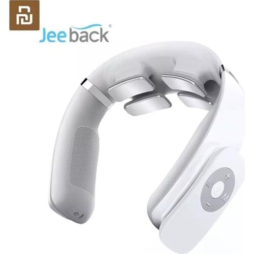 Youpin Jeeback G3 Electric Wireless Neck Massager TENS Pulse Relieve Neck Pain 4 Head Vibrator Heating Cervical Massage Tools