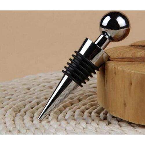 Fashion Wedding Favor Party Guest Gift Wine Collection Alloy Red Wine Bottle Stopper LX1996