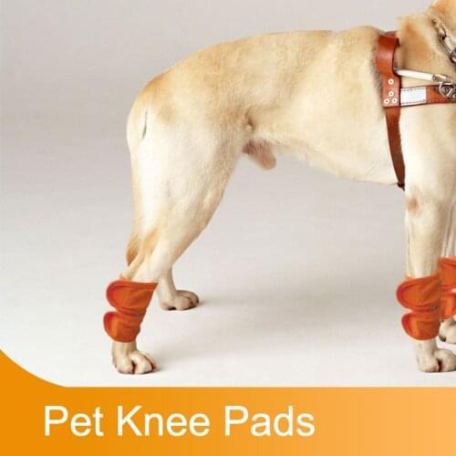 2Pcs Pet Knee Pads Supplies Dog Cat Leg Brace Elbow Protector Warm Knee Pads Surgery Wound Leggings Guard Dog Leg Brace