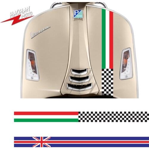 For Piaggio Vespa LXV LX GTVGTS PX Sprint 50 125 150 200 250 300 300ie Super Sport Motorcycle Front Reflective Decal