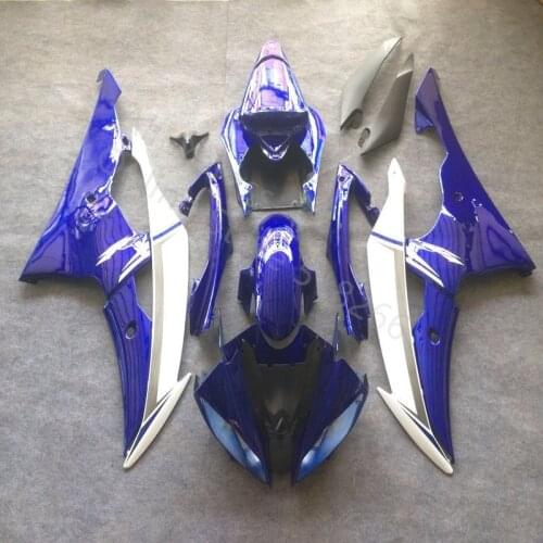 Fit For Yamaha YZFR6 08 09 10 11 12 14 blue white black Fairing kit YZF R6 2008 2014 YZF600 Motorcycle Bodywork Fairing