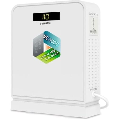 UMI1000w travel 220v to 110v step down high voltage electrical power transformer converter for American appliances using in Aisa