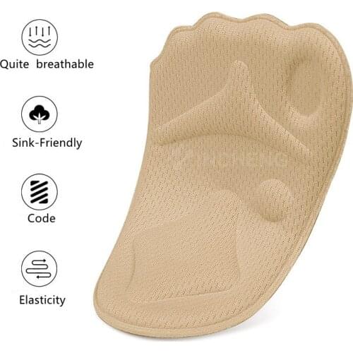Women Forefoot Insoles Anti-Slip Inserts for Heels Shoes Liner Grip Toe Protector Shoe Size Reducer Cushion Foot Care Pad