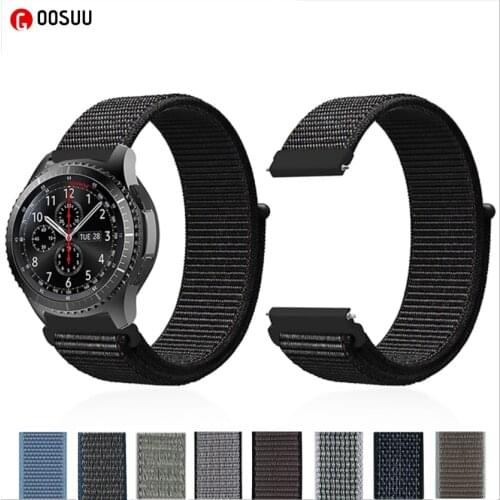 For Huawei GT2 GT2Pro GT GT2e Nylon+Velcro Loop Band Camou Belt Adjustable Watch Strap for Huawei Watch 20mm 22mm Wristband
