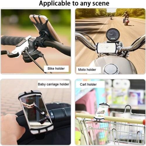 Detachable Bike Phone Holder Mountain Road Universal Cell Phone Bicycle Motorcycle MTB Handlebar Mount Cradle