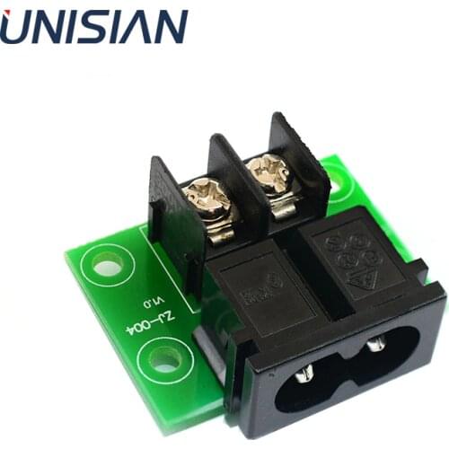 UNISIAN AC Adapter board 8-Style AC Socket connector for AC Transformer and power module