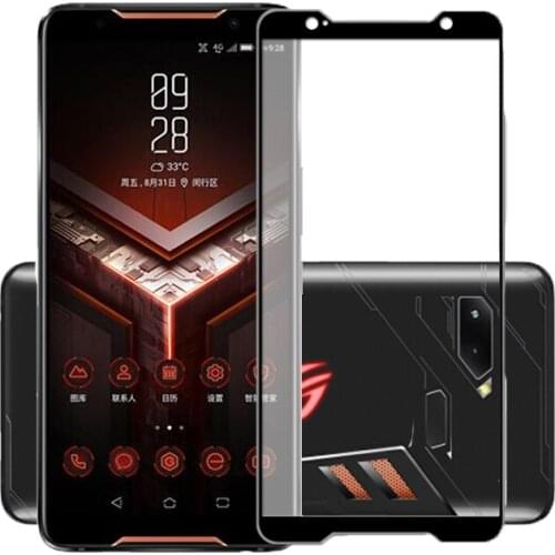 25 Pcs/Lot Full Coverage Screen Protectors For Asus ROG Phone Scratch Proof Protective Film Tempered Glass For Asus ROG ZS600KL