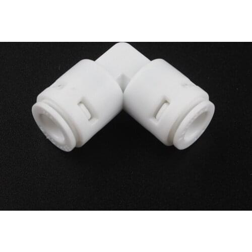3Pcs 1/4'' Hose Elbow Slip Lock Quick Connector Food Grade Water Purifier Hose Fittings 6Mm Pipe Adapter Garden Water Connector