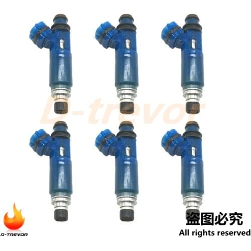 6pcs 195500-3030 Fuel Injector nozzle for Mazda MX-5 1998-2005 1.6 MK2 MK 2.5L