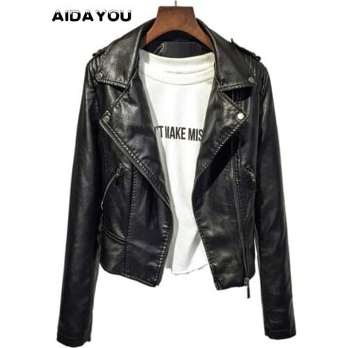 Женские кожаные куртки AIDAYOU China At AliExpress