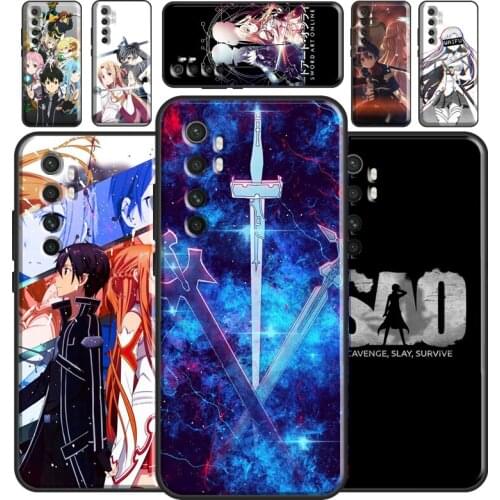Sword Art Online Case For POCO M3 Pro F3 POCO X3 Pro Cover For Xiaomi Mi 11 Ultra 9T 10T Pro Note 10 Lite