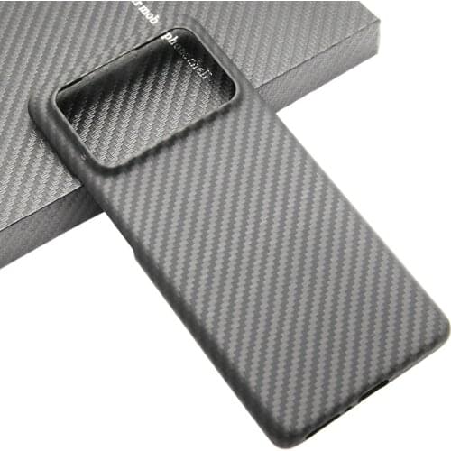 CF skin Carbon fiber phone case for Xiaomi mi 11 Ultra Thin and light attributes Aramid fiber material Hard shell