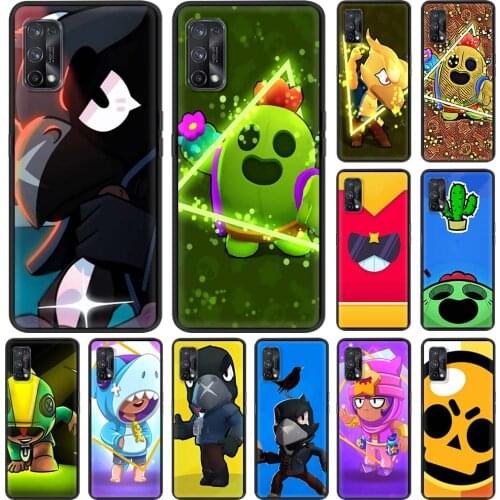 Aniaml Game Clow Case For Realme C3 6 Pro 5 7 XT C11 C21 X50 C20 7i C15 V15 5G X7 Q2 Black Silicone Phone Cover Soft Funda Coque